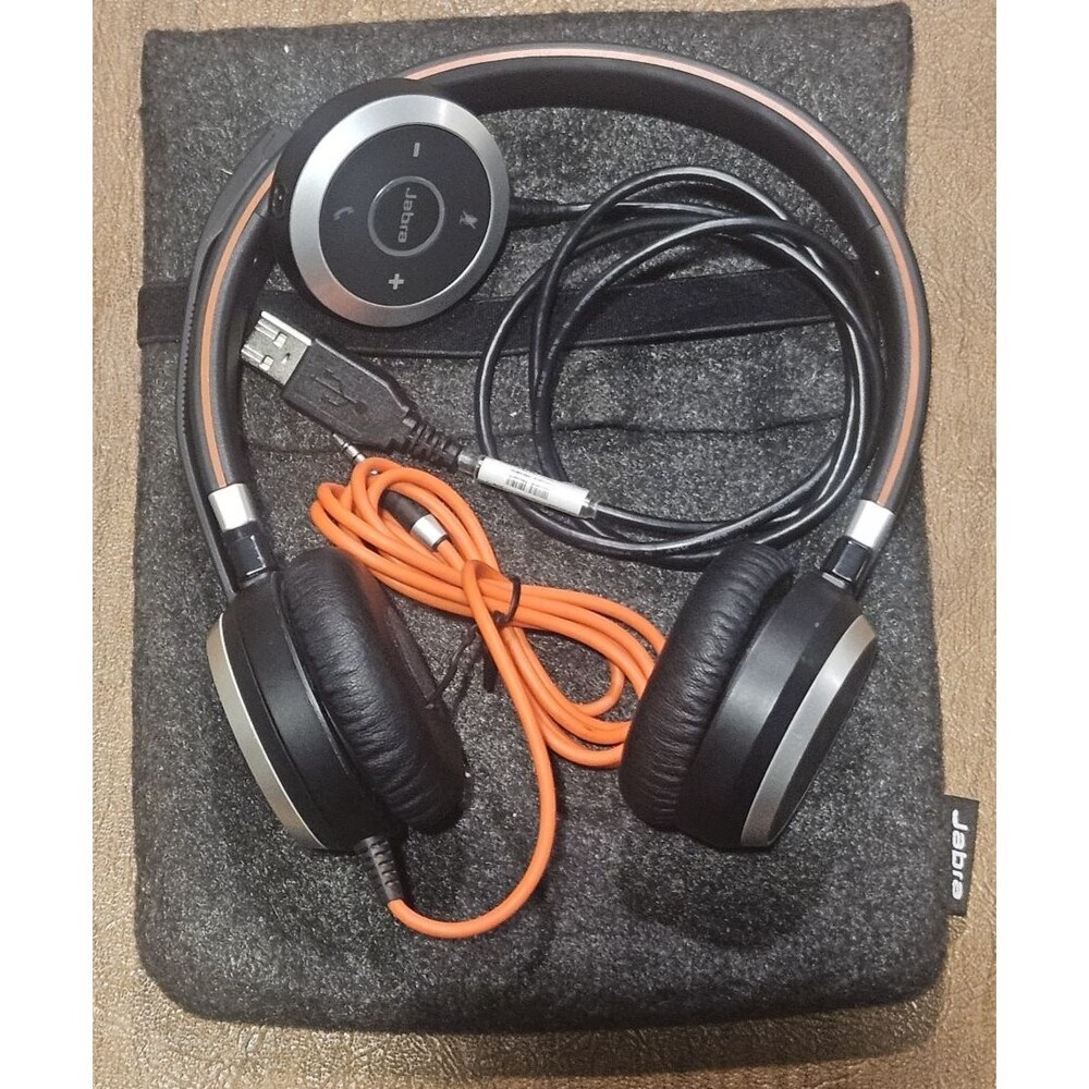 Jabra Evolve 40 Headset Wired 3.5mm Microsoft Teams Stereo